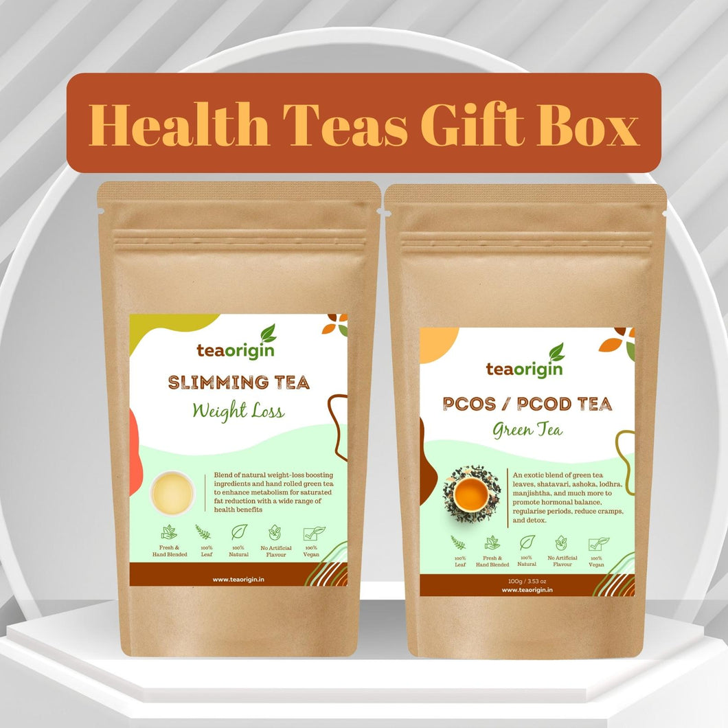 Health Teas Gift Box (PCOD/PCOS Tea & Slimming Tea)