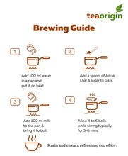 Load image into Gallery viewer, Tea Origin Adrak Chai