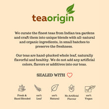 Load image into Gallery viewer, Tea Origin Tulsi Adrak Chai