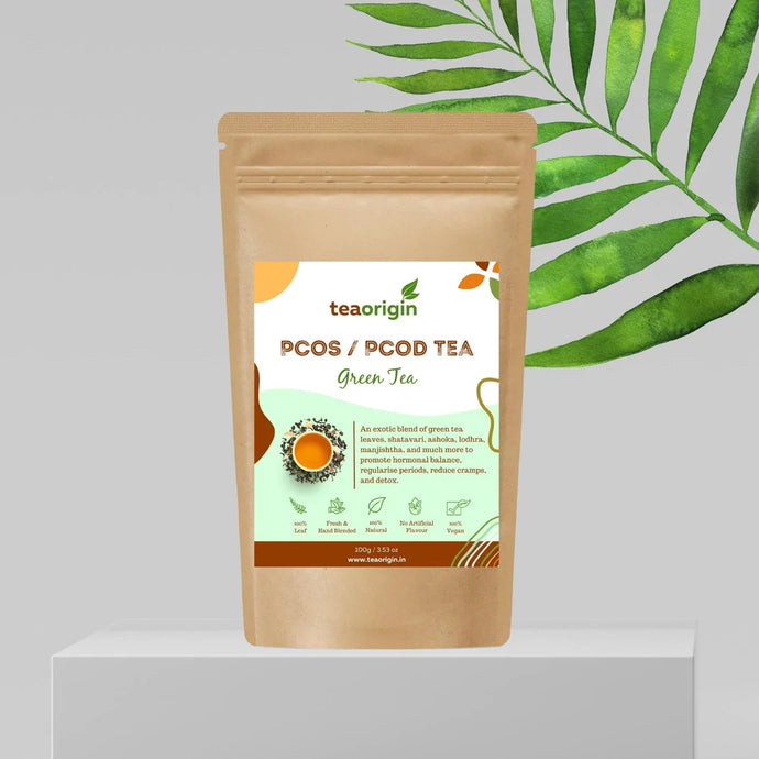 THE MAGIC OF PCOS PCOD GREEN TEA BY TEA ORIGIN!