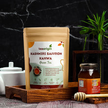 Load image into Gallery viewer, Tea Origin Kashmiri Saffron Kahwa Green Tea
