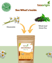 Load image into Gallery viewer, Chamomile Green Tea - Tea Origin
